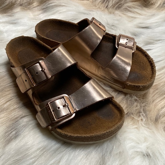 Birkenstock Shoes Birkenstocks Arizona Style Twostrap Rose Gold